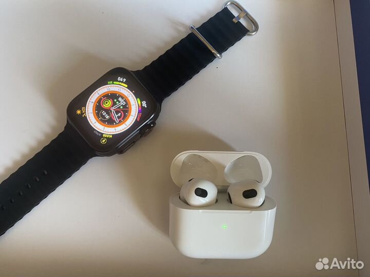 Watch Ultra + Airpods 3