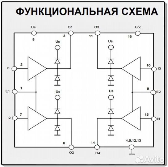 Драйвер двигателей L293D