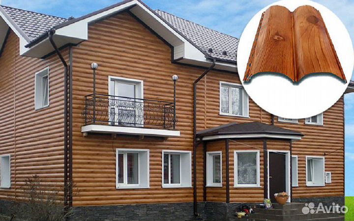 Сайдинг металлический цвет под дерево