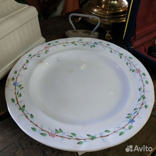 Тарелка Кузнецов ручная роспись