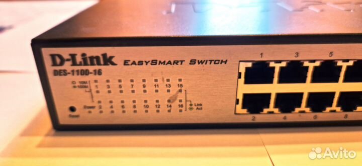 Коммутатор управляемый D-Link DES-1100-16