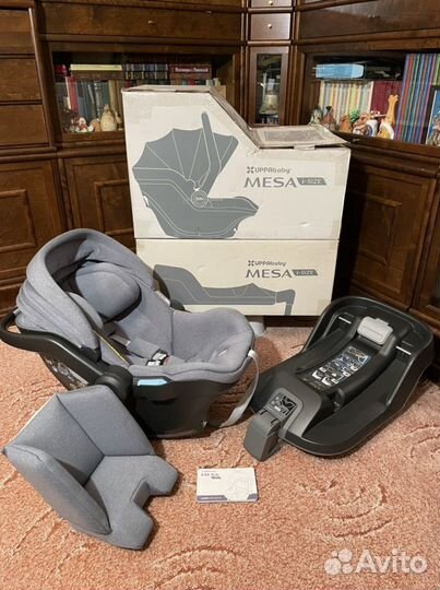 Автолюльки uppa baby mesa 0+ база isofix