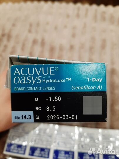 Продам линзы на -1.5