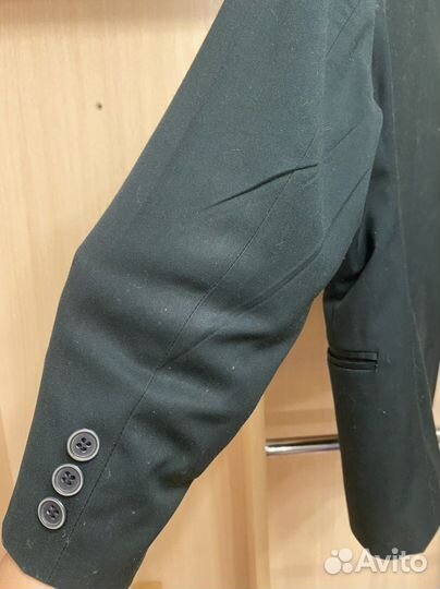 Пиджак зеленый школьный