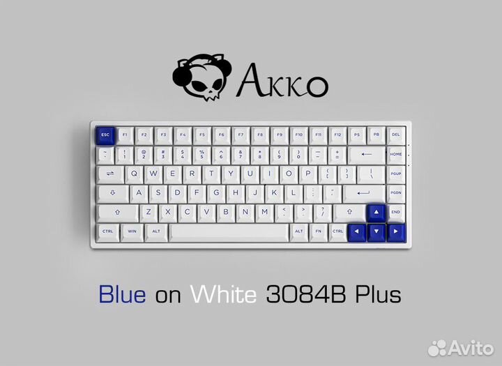 Механическая клавиатура Akko 3084B plus BW