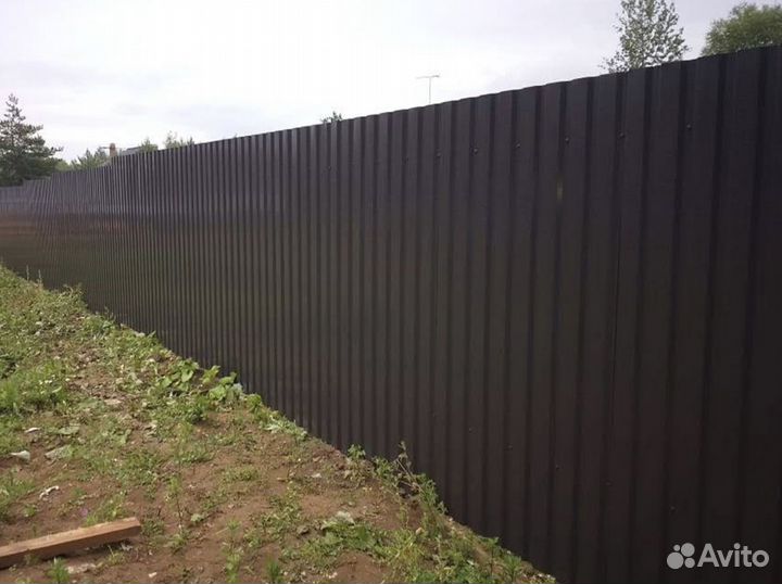 Забор из профнастила