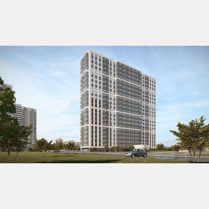 1-к. квартира, 33,7 м², 1/22 эт.