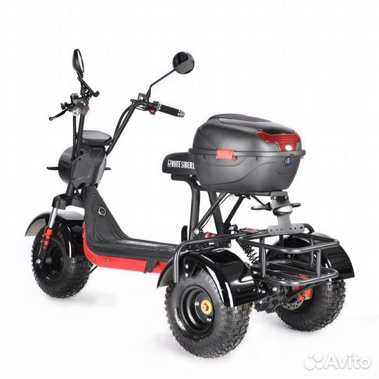 Электротрицикл White Siberia Trike Mini 1500W