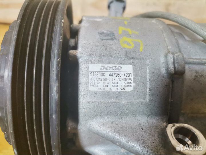 Компрессор кондиционера Toyota Spade NCP141 1nzfe