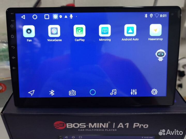 Магнитола Bos-Mini A1Pro 4/64, DSP, 10 дюймов