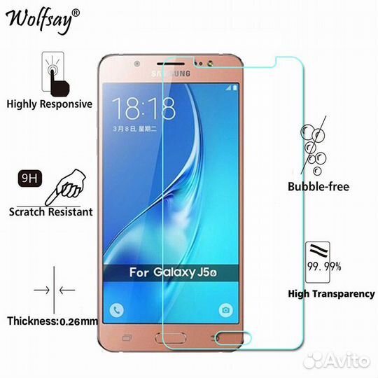 Защитное стекло для Samsung Galaxy J5 2016