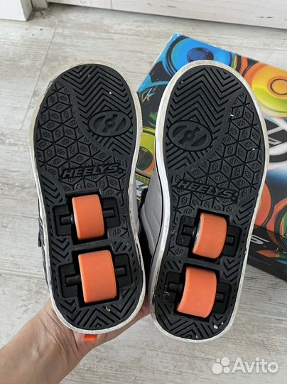 Роликовые кроссовки heelys 30 размер