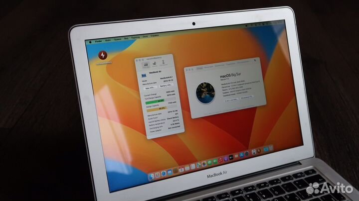 Ноутбук MacBook Air 2014 i5/4Gb/120Gb (68%)