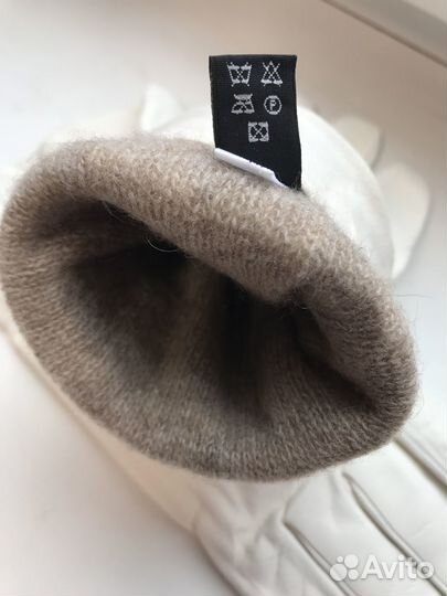 Перчатки женские кожаные 7.5. Бренд Piumelli