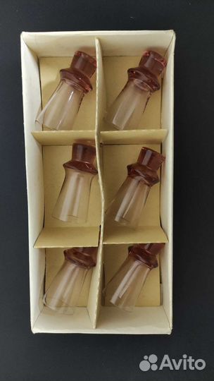 Набор рюмок для ликёра СССР Латвия