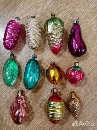 Ёлочные игрушки ссср. Гирлянда СССР