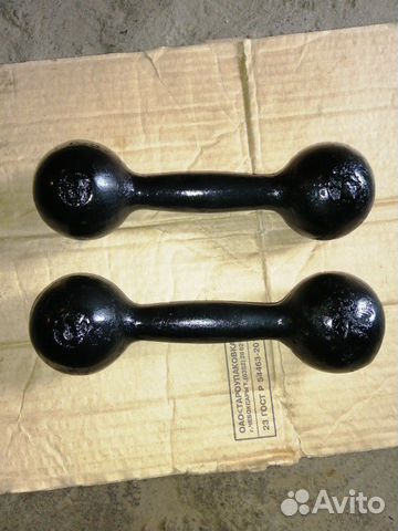 Гантели по 3 и 6 кг
