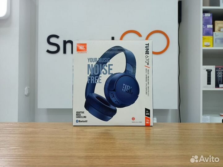 Беспроводные наушники JBL Tune 670NC (Blue)