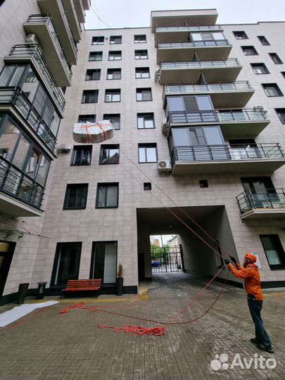 Подъем грузов на высоту. Такелажные работы