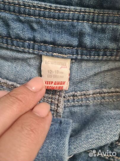 Джинсовый комбинезон для девочки