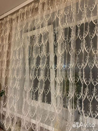 Тюль красивая