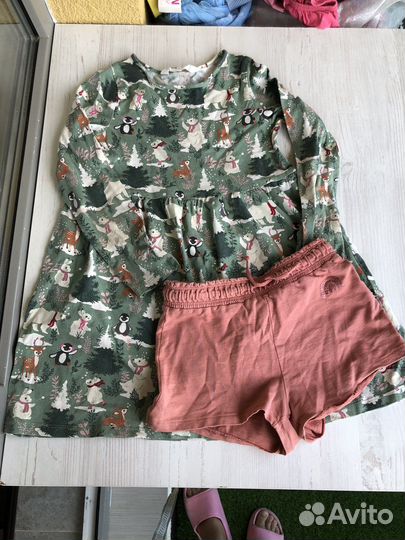 Платье и шорты для девочки