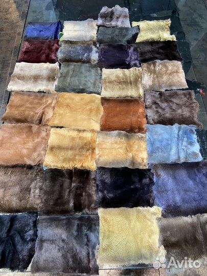 Мех стриженной ондатры