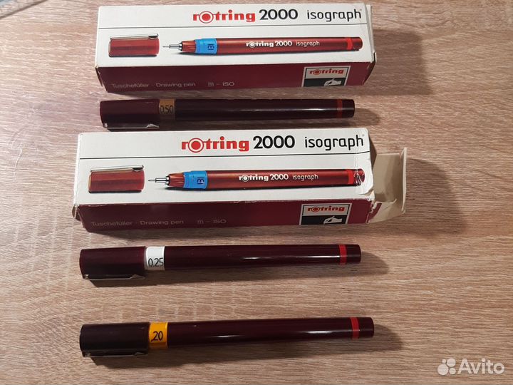 Рапидограф rotring 0.5, 0.25, 0.2