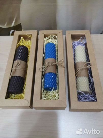 Восковые свечи из натуральной вощины