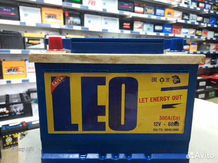 Бу Акб 60Ач Leo в отличном состоянии на Ваз