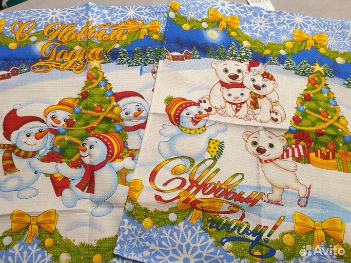 Набор из 3х кухонных полотенец