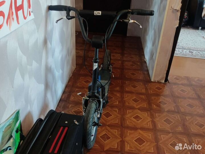 Самокат с большими колëсами