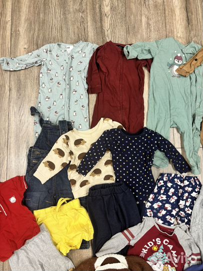 Большой пакет вещей на мальчика 80 86 размер