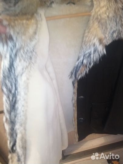 Дубленка куртка зимняя мужская