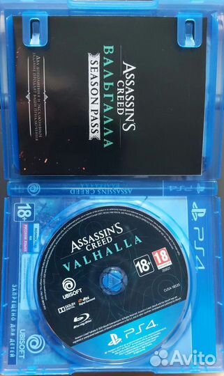 Диски на ps4 Assassin's creed Valhalla