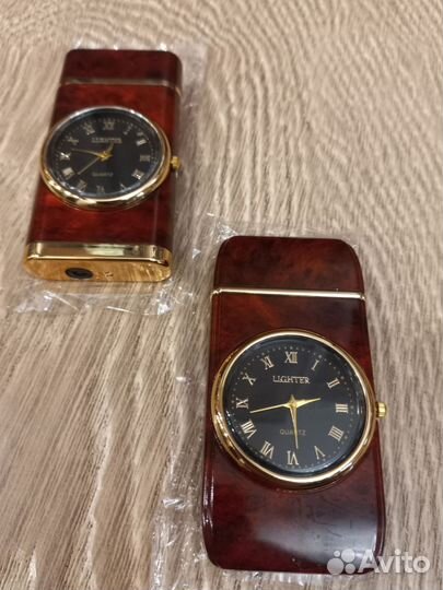 Газовая зажигалка часы