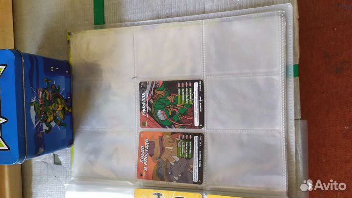 Карточки Черепашки-ниндзя