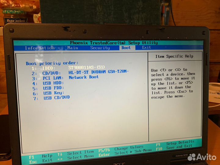 Ноутбук acer extensa 5210