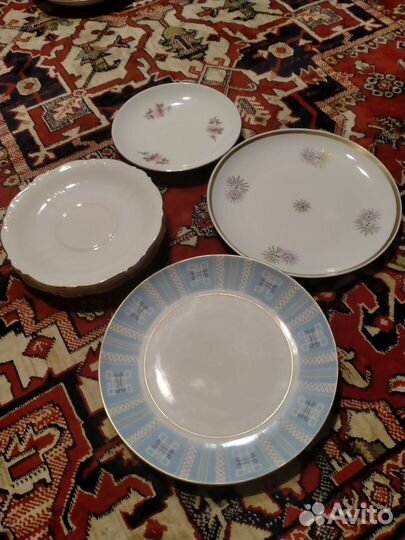 Чайные блюдца фарфоровые ГДР