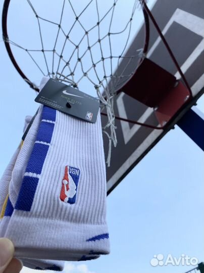 Носки Nike Elite NBA (белый/синий)