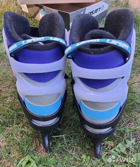 Коньки ледовые раздвижные Larsen 38-41