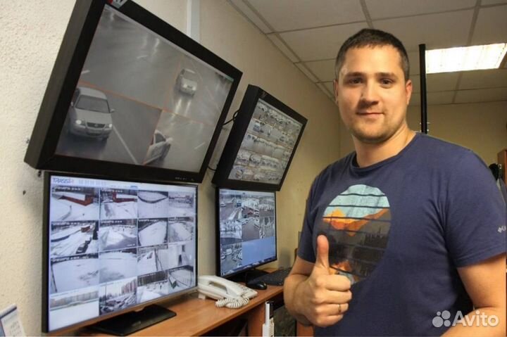 Установка видеонаблюдения с закупкой оборудования