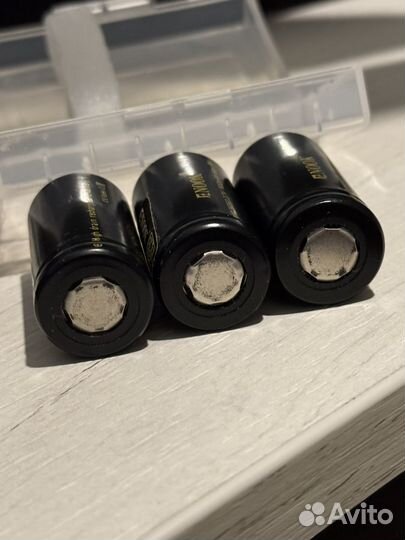 Мощные аккумуляторные батарейки 18350 900mAh 18A