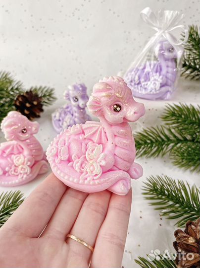 Мыло ручной работы фигурка Дракона