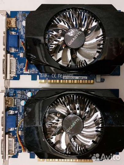 Видеокарты Gigabyte GT630 2шт