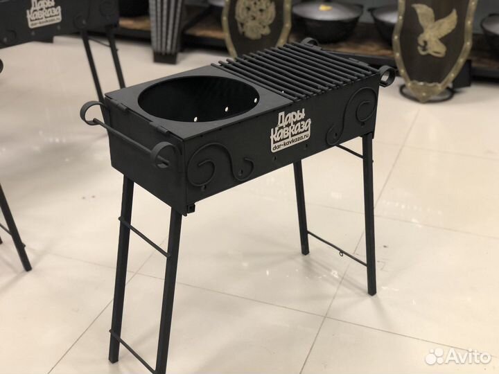 Мангал 4 мм решетка-подказанник