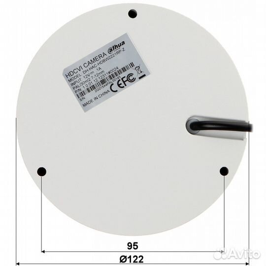 Видеокамера Dahua DH-HAC-hdbw2221RP-Z