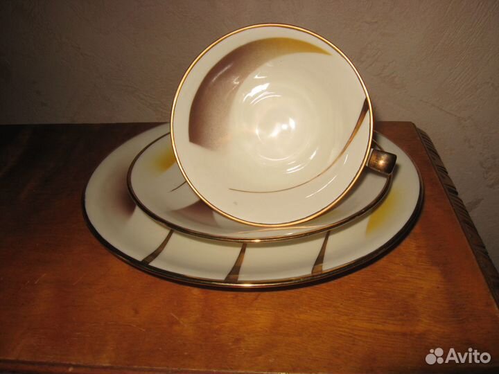 Винтажное чайное трои чайное