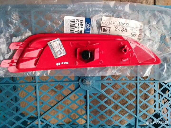 Катафот Hyundai Solaris 2010-2014 хетчбэк