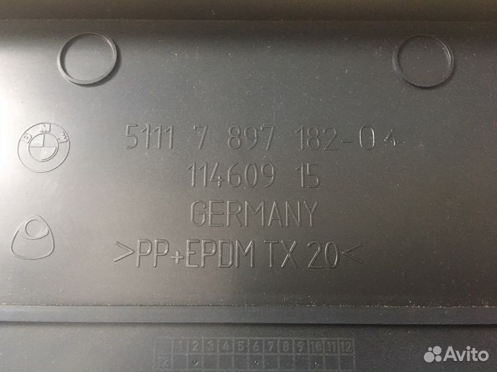 Накладка под номер BMW E60 E61